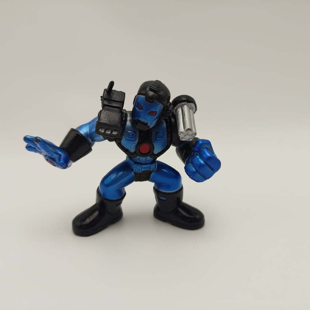 Marvel Super Hero Squad War Machine Blue Steel Armor Action Figure Hasbro